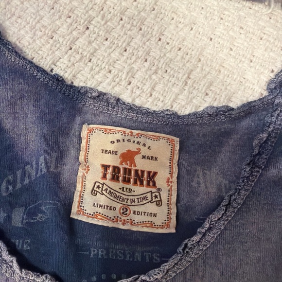 Trunk Ltd Pink Floyd Europe '77 Tank Top - Blue and Yellow - Picture 2 of 7